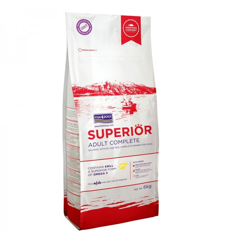 Fish4Dogs - Superior Adult Complete - Losos - 12kg