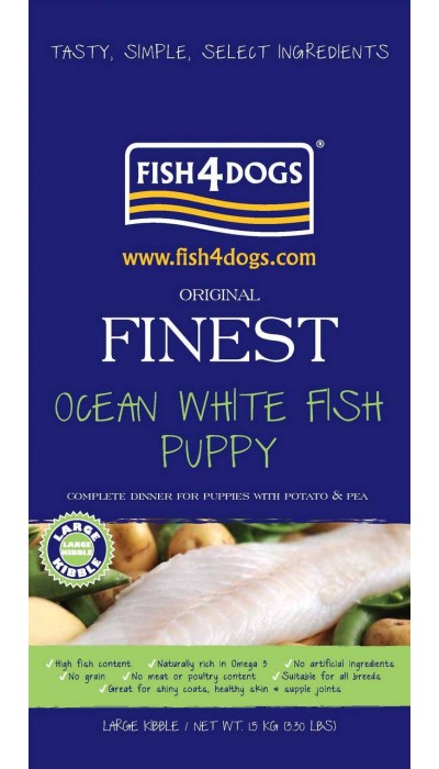 Fish4Dogs - Finest Fish Puppy Complete - Ryba - 12kg