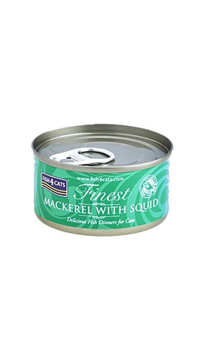 Fish4Cat - Makrela s kalamárom 70 g