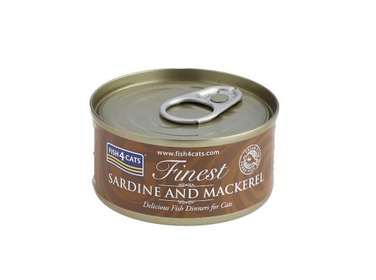 Fish4Cat - Sardinka s makrelou 70 g