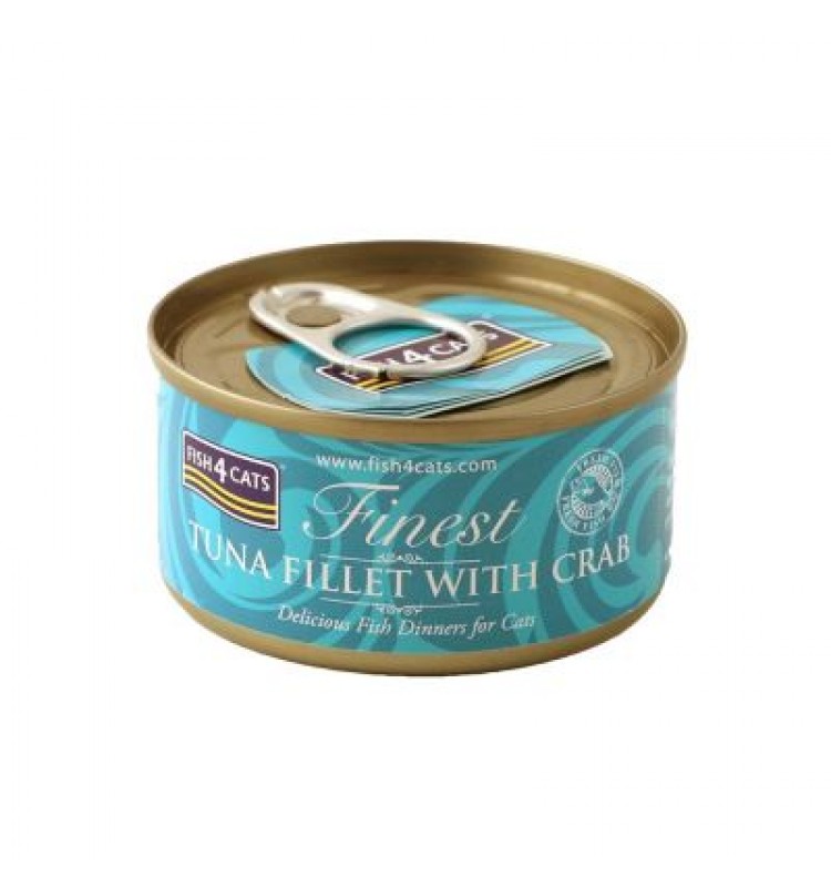 Fish4Cat -  Tuniak s krabom 70 g